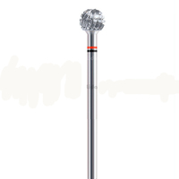 Outils professionnels 2026 : Embouts de ponceuse à ongles sphériques en carbure de tungstène pour le nettoyage des cuticules, 3/32''