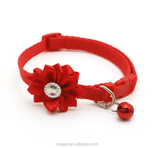 <span class=keywords><strong>Collar</strong></span> para mascotas de venta directa de fabricante, cuello para perro y gato de animales pequeños, <span class=keywords><strong>Collar</strong></span> bonito con flores de campana - Product Image 4