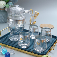 Ensemble de verres à vin et eau, décorations personnalisées, pour whisky, verres à boisson, en cristal dur, tasses, avec couvercle, réutilisable, vente en gros, pièces