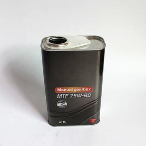 Série imprimée 1 litre carré en métal style F peut 1 litre vide peinture peut avec bouchon de bec Chine usine - Product Image 3