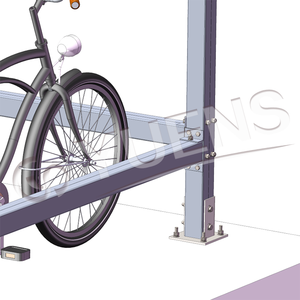 Produits solaires Yuens, support de montage photovoltaïque, housse de vélo imperméable, abri pour vélo - Product Image 4