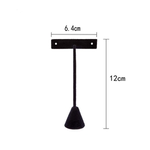 Đen T-Hình Cửa Sổ Truy Cập Bông Tai Kit Với Khay Yiwu Đồ Trang Sức Móc Áo Và Đổ Xô Hình Nón Mặt Dây Chuyền Giá Riêng Biệt Bán - Product Image 4