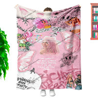 Couverture personnalisée de haute qualité ultra douce et lavable avec motif d'horreur d'Halloween, couverture en peluche à impression personnalisée avec motif de Noël