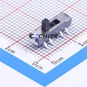 K3-2336S-K1 Slide Switch SMD Switch Double Pole Three Throw Rectangle Pin Header Gull Wing Type 13mm - Product Image 1