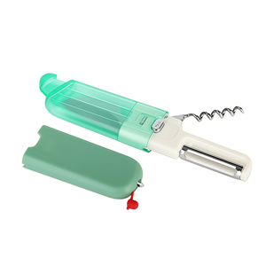 Éplucheur multifonctionnel en acier inoxydable de qualité supérieure avec ouvre-bouteille intégré, idéal pour la cuisine quotidienne à la maison et les repas en plein air - Product Image 2