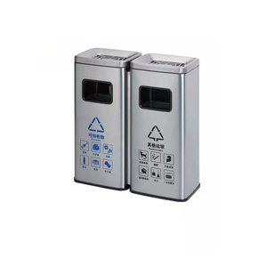 Ashtray For Public PlaceHotel Lobby Trash Can Stainless Steel Bin Waste Bin