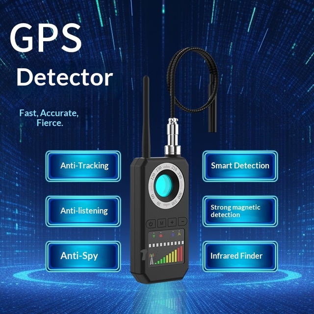 New Wireless Camera Detector Hotel Anti-Peeping Anti-Eavesdropping LED Infrared Scan High-Sensitivity Signal Detector Scanner