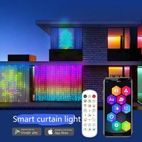 APCITL Guirlande lumineuse LED DIY pour rideau, indice de protection IP44, intensité variable, blanc chaud 3500K, contrôleur CRI80, installation facile, garantie 1 an, Noël