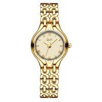 LYN-52142-GEDI - Retro Damen Kleine Goldene Uhrenkette Mode Freizeit Sport Quarzuhr Vielseitige Uhr