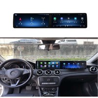 Radio para Auto con CarPlay y Android 14 de 25.6 Pulgadas para Benz GLA X156 NTG5.0 2013-2018, Pantalla Multimedia, Reproductor Estéreo, GPS, Unidad Principal