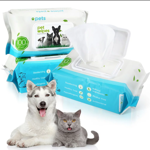 Écologique Biodégradable Pet Chien Chat Nettoyage Humide Dent Oeil Oreille Visage Humide <span class=keywords><strong>Lingettes</strong></span> Pour Animaux De Compagnie - Product Image 2
