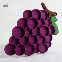 2025 produits pour chats style raisin tapis d'alimentation pour animaux de compagnie ventouse en silicone tapis de nourriture pour chat