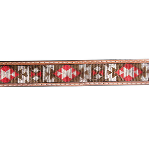 เข็มขัดลูกปัดหนังแท้สำหรับผู้ชายประดับพลอยเทียมเครื่องประดับแฟชั่นดีไซน์พรีเมี่ยมส่งตรงจากอินเดีย - Product Image 2