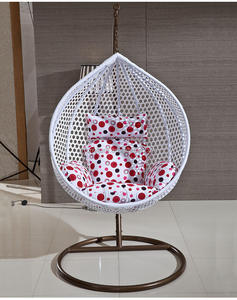 Wholesale Custom Outdoor Furniture Living Room Chair <b>Hammock</b> Patio Hanging Balcony Garden Rattan <b>Swing</b> Chair With Stand - Product Image 4