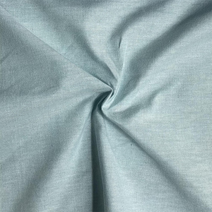 Высокое качество <span class=keywords><strong>CVC</strong></span> СПАНДЕКС Оксфорд 70% хлопок 27% поли 3% <span class=keywords><strong>SPAN</strong></span> сплошная ткань для рубашек - Product Image 3