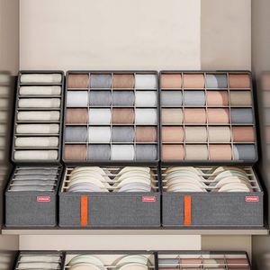 Wardrobe Underwear Organizer Boxes <b>Foldable</b> Panties Socks Bra Storage <b>Box</b> for Drawer Underwear Storage - Product Image 2