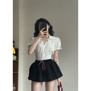 Good Price Women'S High Waist <b>Skirt</b> Stretch <b>Elastic</b> Band Built-In Shorts Many Sizes Casual Breathable Free Sample - Product Image 4