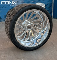 FANXI Meilleur design de roue 26x16 LBTY, même type 8x170 pour Ford F250, 6x135, 6x5.5, 24x14 pour Ford F150, Chevy 1500 avec enjoliveurs personnalisés