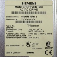 Nuevo y Original SIMOVERT Masterdrive MC 6SE70180EP50Z Z=C43G92G41 EStand D B Disponible en Almacén