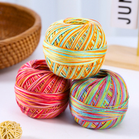 Lin, coton, fil de soie fin n°7, tissage artisanal DIY, crochet, vêtements d'été, pelotes de laine