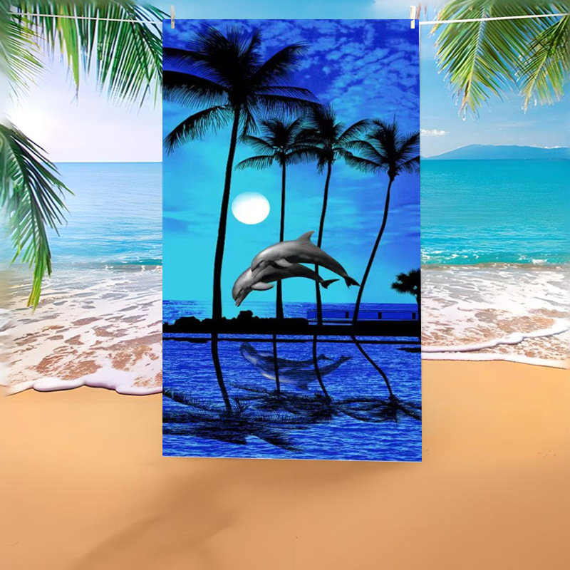 C023 coconut tree on blue background-