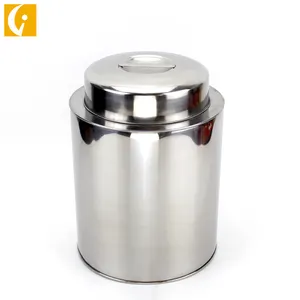 Chất Lượng Cao Hot Bán Trà Tin Có Thể Với Bên Trong Nắp 410 Thép Không Gỉ Trà Caddy