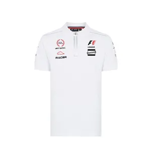 Shirt Racing Sublimation Printed Custom Logo Racing Shirt Motorcycle & Auto Racing Wear Men'S Embroidery Sports Polo Shirt