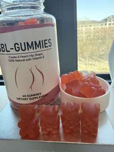 Private Label Hot Selling Kruiden Supplement voor Volwassenen BBL Groei Heup Bilverbetering Gummies Vergroting Snoepjes Perziksmaak Vrouwen - Product Image 3