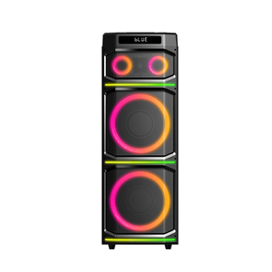 Kim cương 2025 New kép 12 ''di động di động ngoài trời 80 Wát có thể sạc lại mạnh mẽ hoạt động DJ Đảng loa không dây với micro - Product Image 3