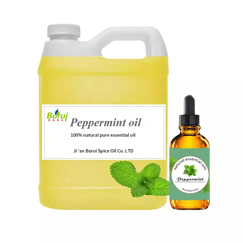 Olio essenziale di menta piperita biologico all'ingrosso 100% olio essenziale di menta di pepe naturale puro nuovo