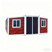 Maisons préfabriquées extensibles en conteneurs, maison en conteneur de 40 pieds, maison préfabriquée de luxe, 1 chambre, maisons mobiles