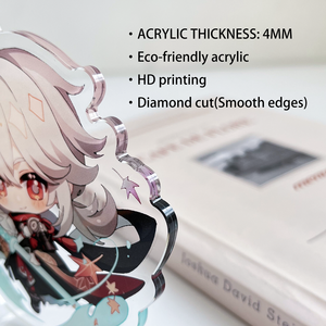 Gantungan kunci kustom akrilik bening Logo kartun Glitter epoksi gantungan kunci pesona plastik gantungan kunci Anime akrilik gantungan kunci dipersonalisasi - Product Image 6