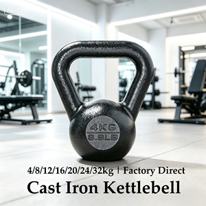 Factory Cast Iron <strong>Kettlebell</strong> for Home/Commercial Gym Muscle Training Heavy-Duty Hand <strong>Weights</strong> Delicate Finished Kettle Bell - Product Image 1
