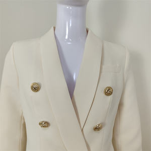 A5245 di Alta Qualità Doppio Petto Tasche del Cappotto di Modo Sottile Più Il Formato Delle Donne A Due Pezzi Abiti Con Il Rivestimento - Product Image 4