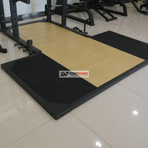 Multifunktionales Gym-Kniebeugengestell mit Kreuzhebe-Plattform Trainings-Fitnessgerät Gewichtheber-Plattform Gym-Kniebeugengestell - Product Image 3