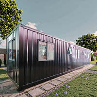 Maison préfabriquée en conteneur maritime moderne et industrielle de 20 pieds et 40 pieds, résistante au feu, écologique, durable, atelier, salon