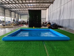 <span class=keywords><strong>Piscina</strong></span> Inflable Portátil <span class=keywords><strong>con</strong></span> Sellado Térmico |    <span class=keywords><strong>Piscina</strong></span> de Agua Poco Profunda para Juegos, Demostraciones y Aplicaciones Acuáticas Multiusos - Product Image 2