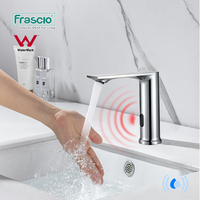 Robinet de lavabo infrarouge sans contact intelligent à capteur automatique en alliage de zinc de conception nouvelle Frascio, monotrou, pour hôpital et chambre à coucher