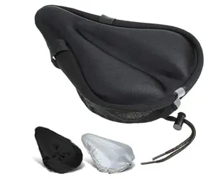 Bike Seat Cover Waterdicht Kussen Soft Silicone Gel Cover 3D Comfortabele Silica Foam Padded Fiets Zadel Fiets Zitkussen