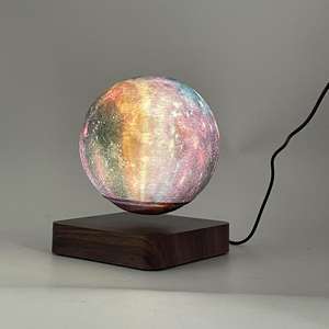 Lampe lunaire à lévitation magnétique, lampe de ciel à impression 3D flottante et tournante pour cadeau de Noël - Product Image 4