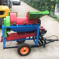 Meilleur nouveau type de maïs blé maïs paddy riz soja haricot mungo décortiqueur multifonctionnel batteuse prix de la machine à vendre