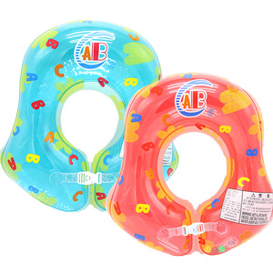 Infant Underarm Swim Ring Oval Cartoon Pattern Thickened <b>Inflatable</b> For Child Swimming Water Sports - Product Image 2