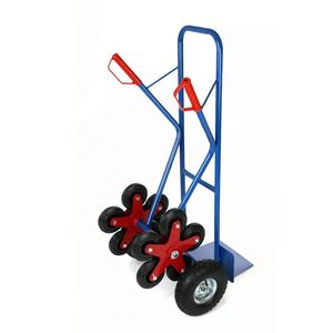 Handtruck Trap Klimmer <span class=keywords><strong>Trolley</strong></span> Kruiwagen 12 Wielen Kar Gemakkelijk Vervoeren Opvouwbare Trap Klimmer Hand <span class=keywords><strong>Trolley</strong></span> - Product Image 2