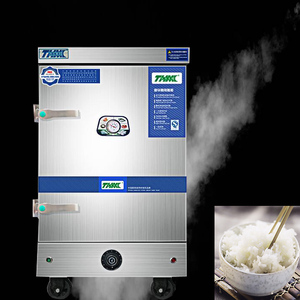 Lot de 6 cuiseurs à <span class=keywords><strong>vapeur</strong></span> commerciaux avec soupe aux légumes en acier inoxydable et armoire à <span class=keywords><strong>vapeur</strong></span> électrique pour 40 <span class=keywords><strong>personnes</strong></span> - Product Image 5