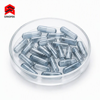 Capsules vides en pullulan gris fumé charbon, couleurs non courantes, offrant une texture mate élégante pour les cosmétiques de luxe OEM GMP