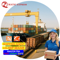 Agent maritime Guangzhou Paris LCL+Express porte-à-porte Matic Express, expédition fixe en 30-40 jours, destinations mondiales