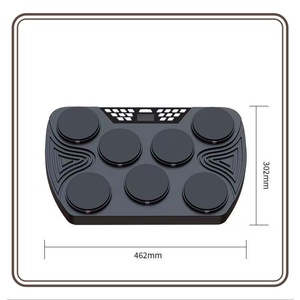 Batterie électronique portable pour enfants et adultes débutants, en ABS + silicone, simulation de peau de batterie, technologie multi-capteurs, <span class=keywords><strong>jazz</strong></span> - Product Image 4