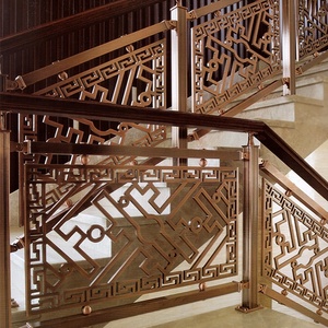Balustrades et rampes en métal <span class=keywords><strong>pour</strong></span> villa moderne, acier inoxydable et acier aluminium, garde-corps d'<span class=keywords><strong>escalier</strong></span> <span class=keywords><strong>pour</strong></span> intérieur et extérieur - Product Image 3