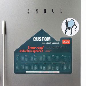 Diy Customizable 2026 Calendar Business Card <b>Fridge</b> Realtor Magnetic Calander Logo Custom Magnet for Realtors - Product Image 1