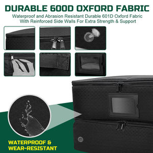 Sac de rangement pour voiture et golf imperméable à 2 couches avec compartiment - Product Image 4